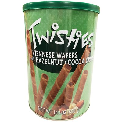 KRINOS Twisties Viennese Wafers - Hazelnut 400g