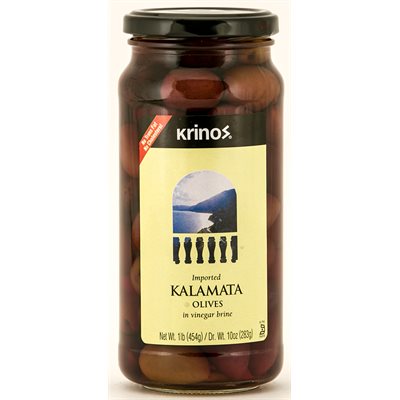 KRINOS Kalamata Olives 1lb