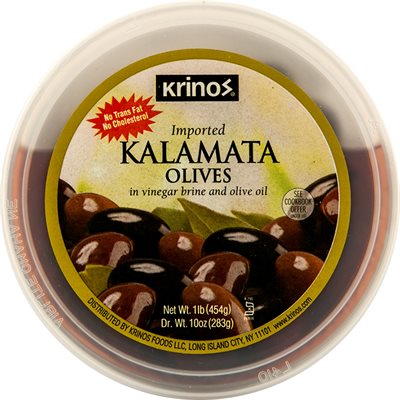 KRINOS Kalamata Olives 16oz KRINOS Kalamata Olives 16oz