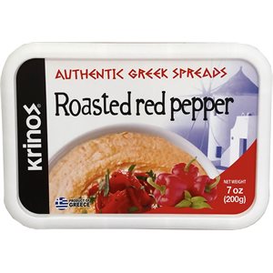 KRINOS Roasted Red Pepper Spread 7oz