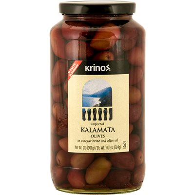 KRINOS Kalamata Olives 2lb KRINOS Kalamata Olives 2lb
