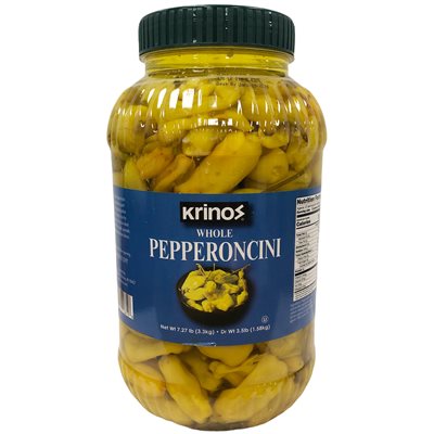 KRINOS Whole Pepperoncini 1gal PET