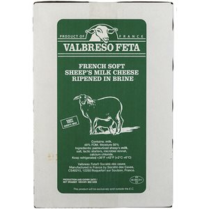 VALBRESO Feta Cheese 5gal