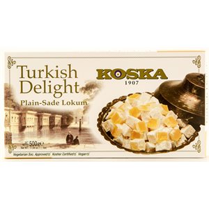 KOSKA Turkish Delight Plain Lokum 500g