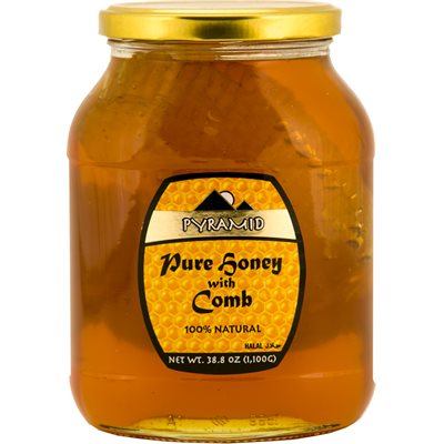 PYRAMID Honey with comb 1100g PYRAMID Honey with comb 1100g