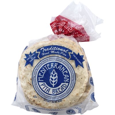 MEDITERRANEAN PITA Pita Bread 10pc MEDITERRANEAN PITA Pita Bread 10pc