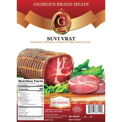 GEORGE'S Smoked Dried Pork Shoulder (Suvi Vrat) Appr 20lb GEORGE'S Smoked Dried Pork Shoulder (Suvi Vrat) Appr 20lb