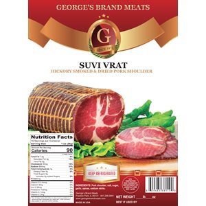 GEORGE'S Smoked Dried Pork Shoulder (Suvi Vrat) Appr 20lb