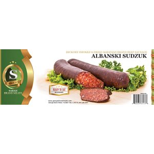 SABAH Beef Smoked Albanian Style Sausage (Albanski Sudzuk) Appr 20lb