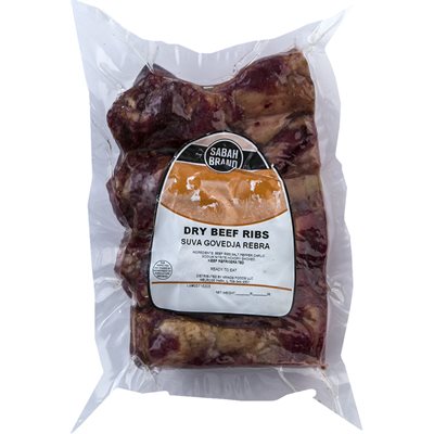 SABAH Dry Beef Ribs (Suva Govedja Rebra) Appr 20lb SABAH Dry Beef Ribs (Suva Govedja Rebra) Appr 20lb