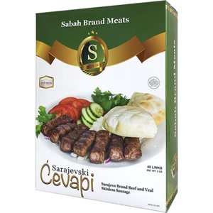 SABAH Sarajevski Cevapi (Beef and Veal Sausage) 2lb