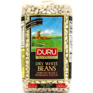 DURU Dry White Beans (Dermason Fasulye) 1kg