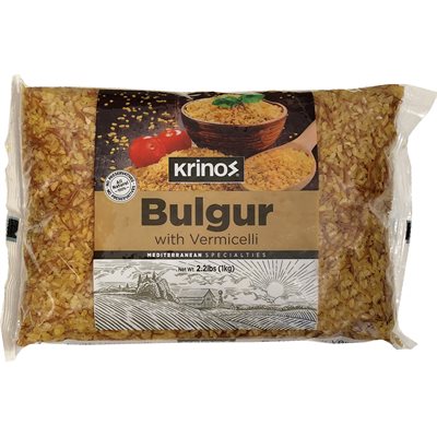 KRINOS Bulgur with Vermicelli 1kg KRINOS Bulgur with Vermicelli 1kg
