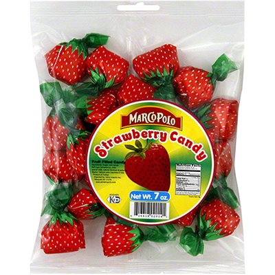 MARCO POLO Strawberry Candy 7oz MARCO POLO Strawberry Candy 7oz