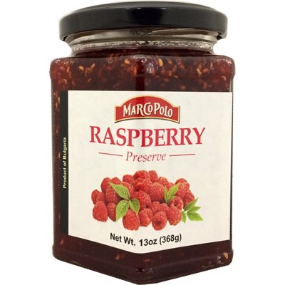 MARCO POLO Raspberry Preserves 13oz MARCO POLO Raspberry Preserves 13oz