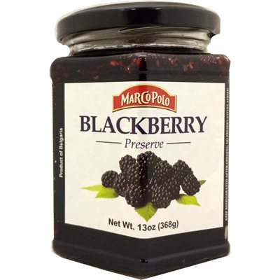 MARCO POLO Blackberry Preserves 13oz MARCO POLO Blackberry Preserves 13oz