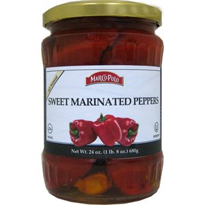 MARCO POLO Sweet Marinated Peppers 24oz
