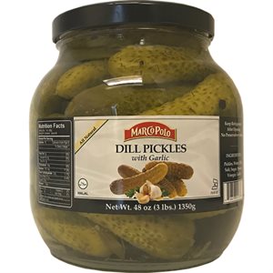 MARCO POLO Dill Pickles with Garlic 48oz
