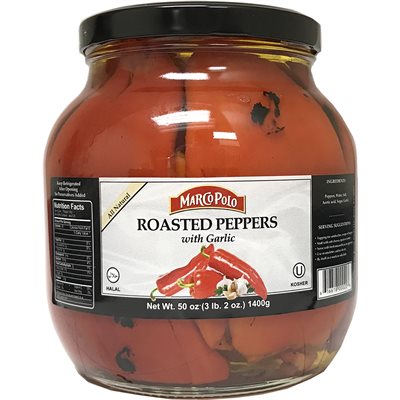 MARCO POLO Roasted Peppers with garlic 50oz