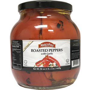 MARCO POLO Roasted Peppers with garlic 50oz
