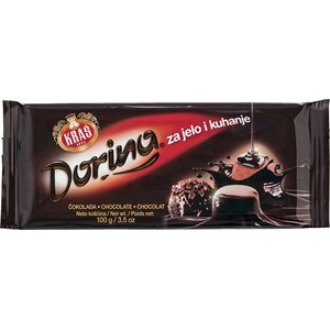 KRAS Dorina Dark Baking Chocolate 100g