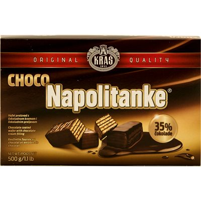 KRAS Napolitanke Chocolate Covered Wafers 500g