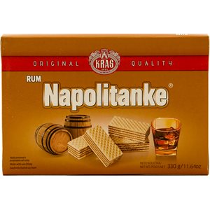 KRAS Napolitanke Rum Wafers 330g