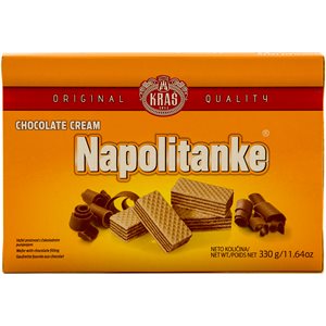 KRAS Napolitanke Chocolate Cream Wafers 330g