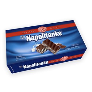 KRAS Napolitanke Cocoa and Milk Wafers 420g