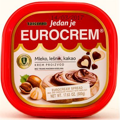 SWISSLION Takovo Eurocrem Hazelnut Spread 500g