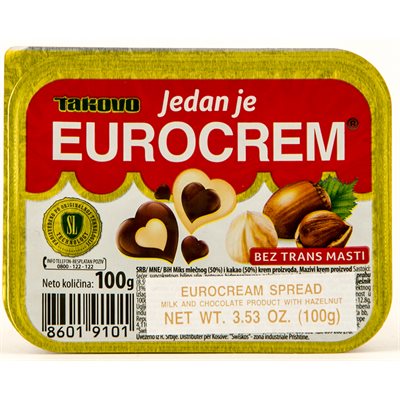 SWISSLION Takovo Eurocrem Hazelnut Spread 100g