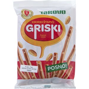 SWISSLION Takovo Griski (Peanut-filled salty sticks) 150g