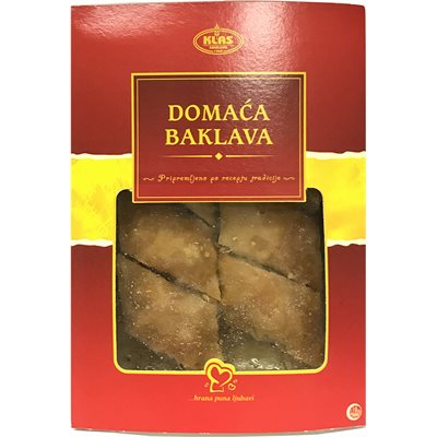 KLAS Domaca Homemade Baklava 500g KLAS Domaca Homemade Baklava 500g