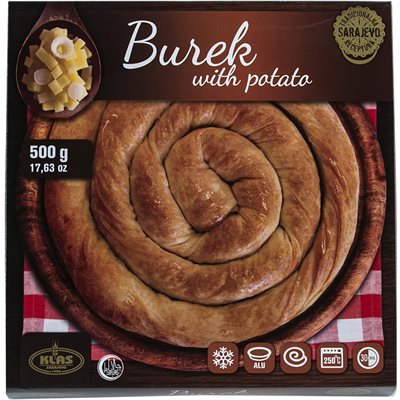 KLAS Family Burek Potato Pie Krompirusa 500g KLAS Family Burek Potato Pie Krompirusa 500g