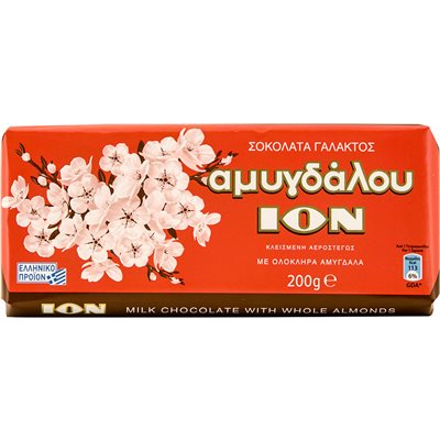 ION Chocolate with almonds 200g