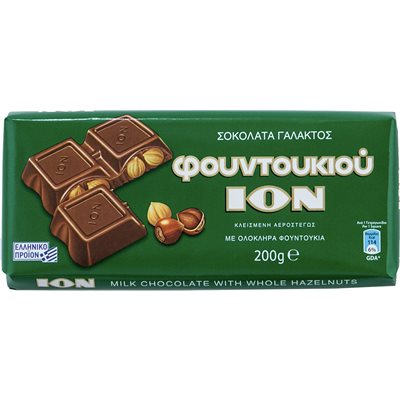 ION Chocolate with hazelnuts 200g